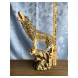 Resin Sonic Controlled Howling Wolf