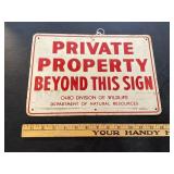 Private Property Sign