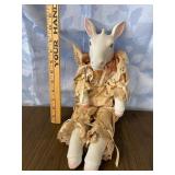 Porcelain Donkey Shelf Sitter