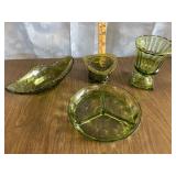 Vintage Green Glass