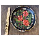 Hand Carved Hand Painted Bowl