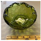 Vintage Green Diamond Dish