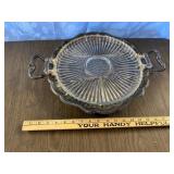 Silver Plated Tray with Divided Platter
