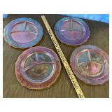 Iridescent Divided Plates