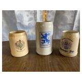 Stoneware Beer Steins