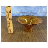 Amber Indiana Glass Tiara Bowl
