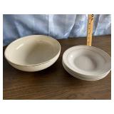 Silver Trimmed Bowls