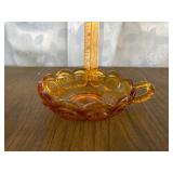 Coin Glass Handled Bowl