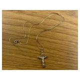 14K Cross Necklace