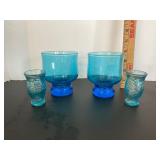Vintage Blue Glass