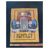 Framed Autographed Bentley Litho by Phyllis Krim