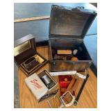 Wooden Boxes and Contents