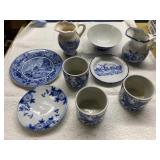 Vintage Blue and White China