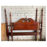 Antique Mahogany 4 Post Bed