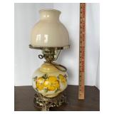 Hand Painted Hurricane Lamp