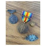 Vintage Military Pins and Medals
