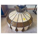 20ï¿½ Leaded Glass Chandelier