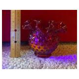 Amberina Fenton Vase