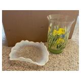 Vintage Vase and Bowl
