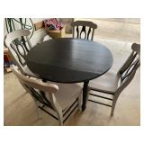 Wooden Table and Four Chairs