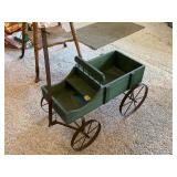 Wooden Wagon Decor