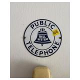 Metal Telephone Sign
