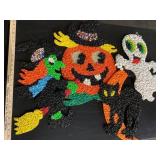 Vintage Popcorn Halloween Hangings