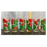 Vintage Geranium Glasses