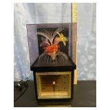 Retro Clock Fiberoptic Flower
