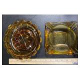 Amber Ashtrays