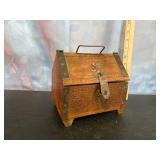 Hand Carved Wooden Box