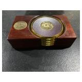 Vintage Andrews AFG Golf Course Coasters