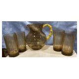 Pitcher and Glasses