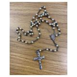 Sterling Stamped Rosary