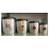 Vintage Metal Canisters