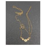 10K Harley Davidson Pendant on 1/20 14 K Chain