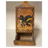 Wooden Match Holder