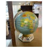 Vintage Metal Globe