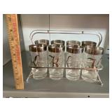 MCM Glasses with Drink Caddy