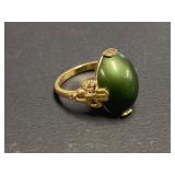 Size 7 Vintage Park Lane Tigers Eye Ring