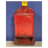 Tin Match Holder