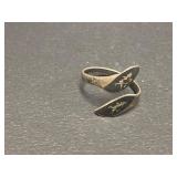 Vintage Adjustable Sterling Ring