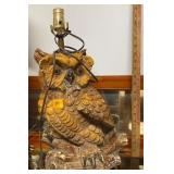Chalk Owl Lamp