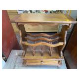 Magazine Rack with Drawer