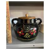 No 4 Lidded Glazed Pot