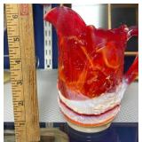 Imperial Red Slag Windmill Pitcher