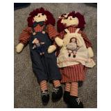 Raggedy Ann and Andy Dolls