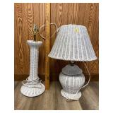 Wicker Lamps