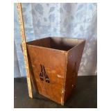 Vintage Wooden Can