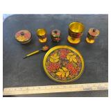 Vintage Russia Lacquer Set